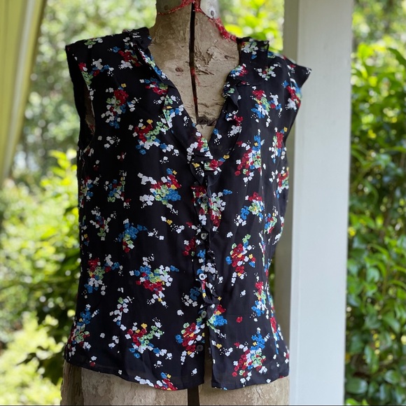 Vintage RALPH by Ralph Lauren Floral Top - Picture 1 of 12